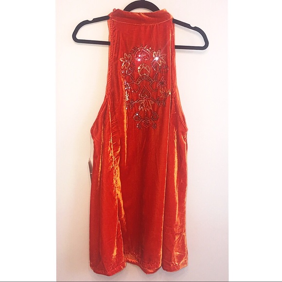 Free People | Jill’s Orange Swing Dress - Picture 4 of 8